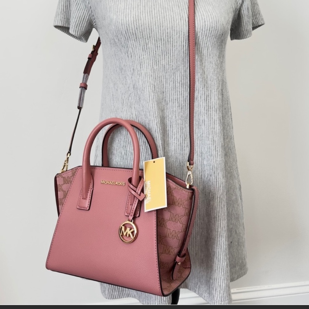 🌸NeW! Michael Kors Avril Small TZ Satchel - Picture 3 of 15